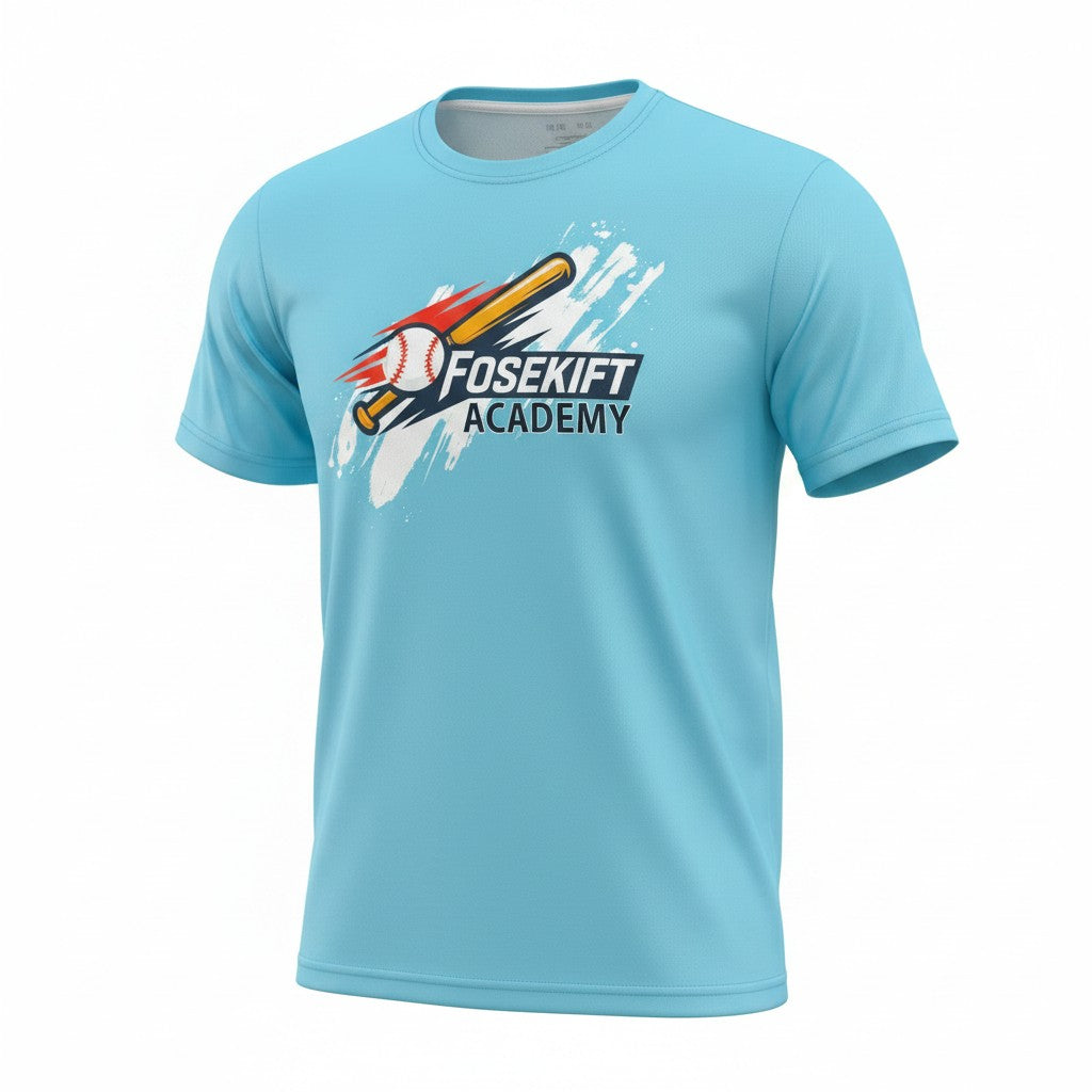 【FoseKift】 昇華プリントTシャツ｜Navy・Beige・Light Blue