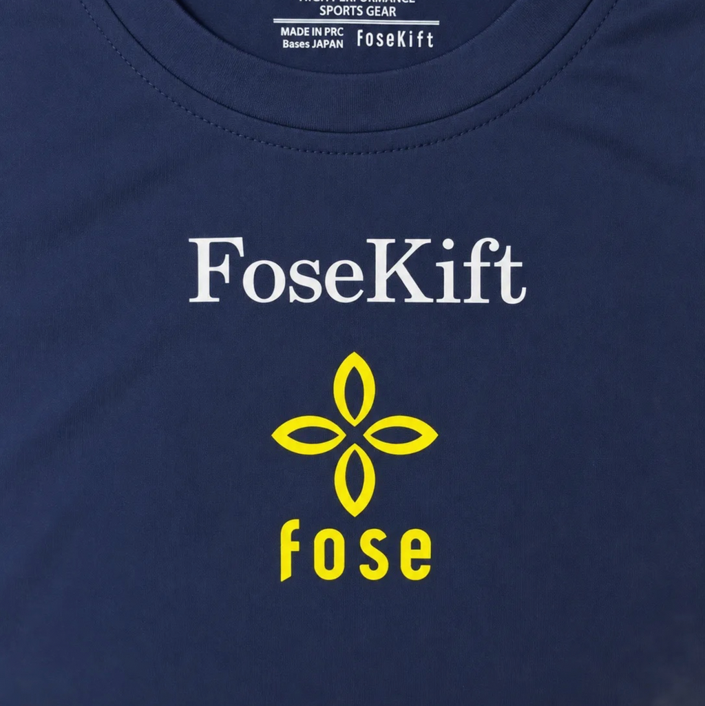 【FoseKift】野球用 丸首長袖アンダーシャツ｜吸汗速乾・快適フィット
