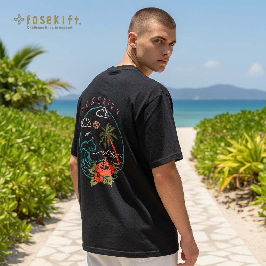 【FoseKift】Black Tシャツ｜半袖｜