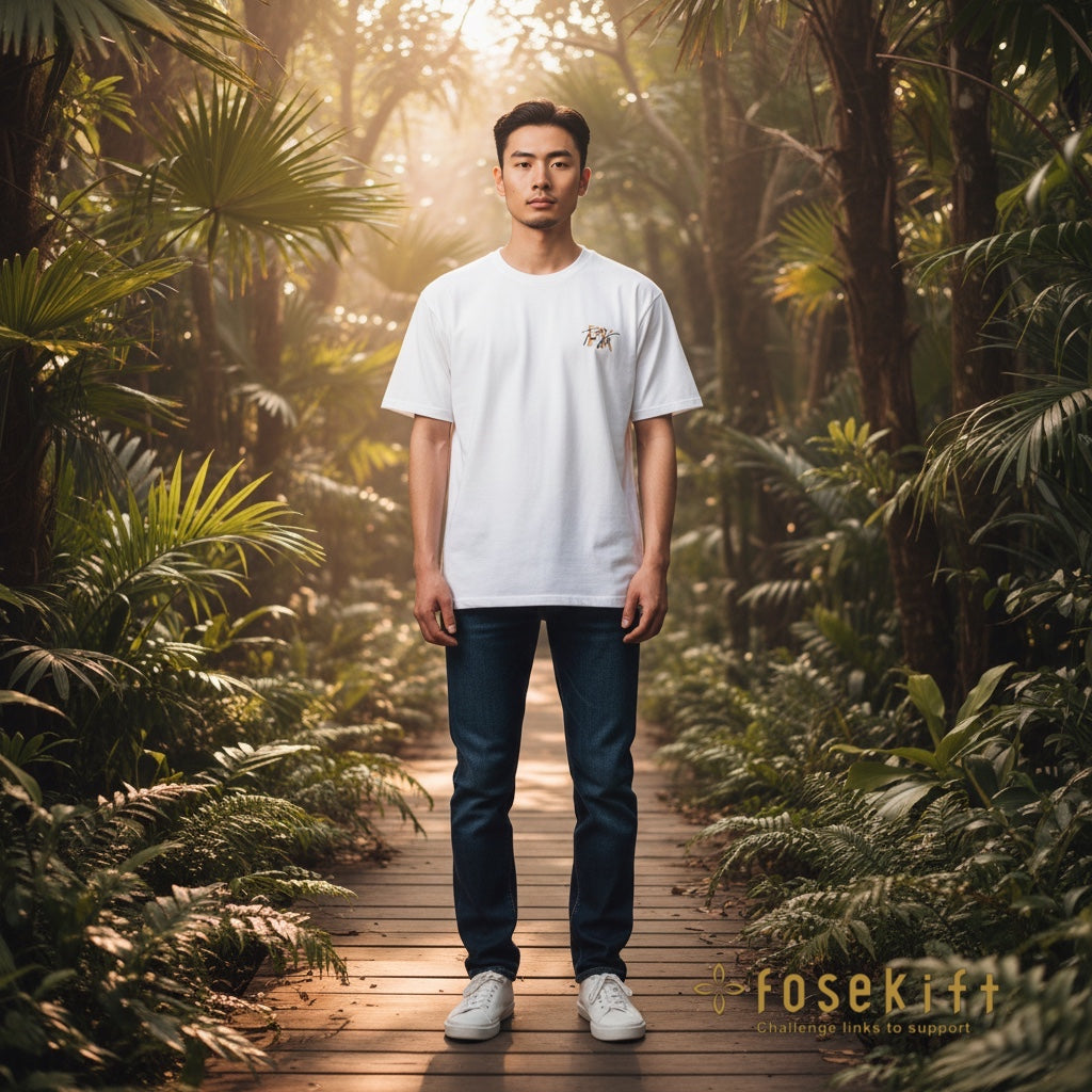 【FoseKift】White Tシャツ｜半袖｜
