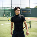 【FoseKift】ハイネック半袖アンダーシャツ｜野球・スポーツ