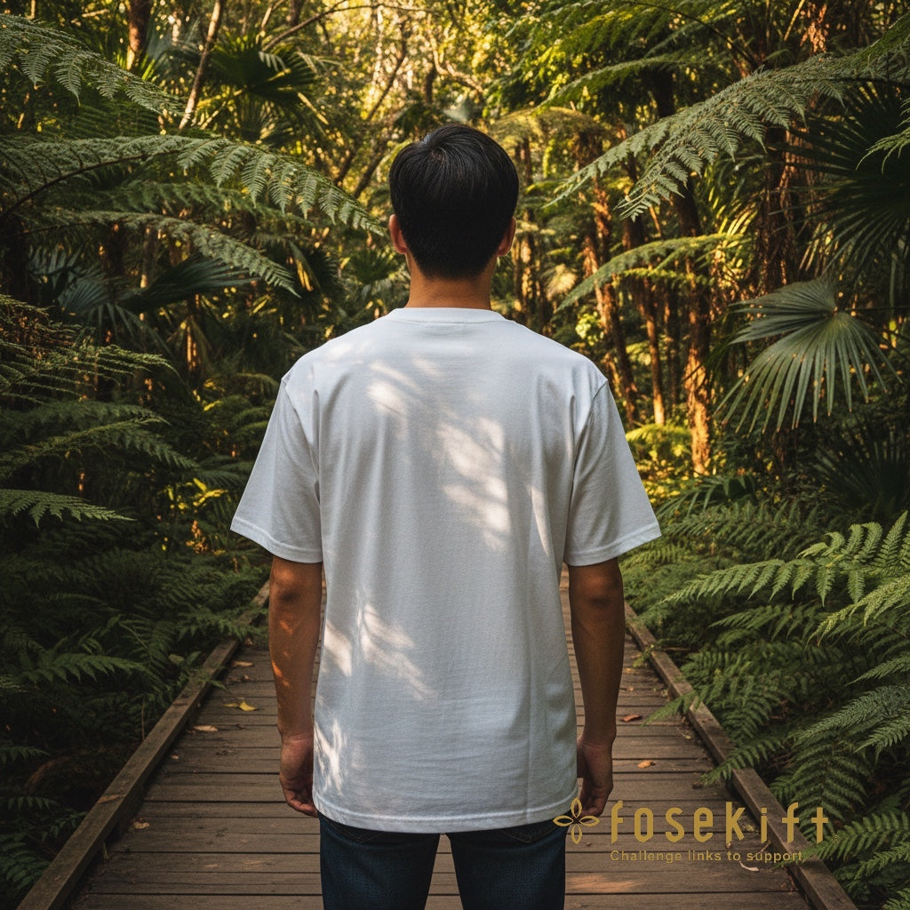 【FoseKift】White Tシャツ｜半袖｜