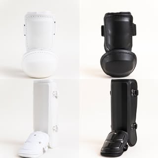【エルボーガード・フットガードセット】White/Black高校野球対応