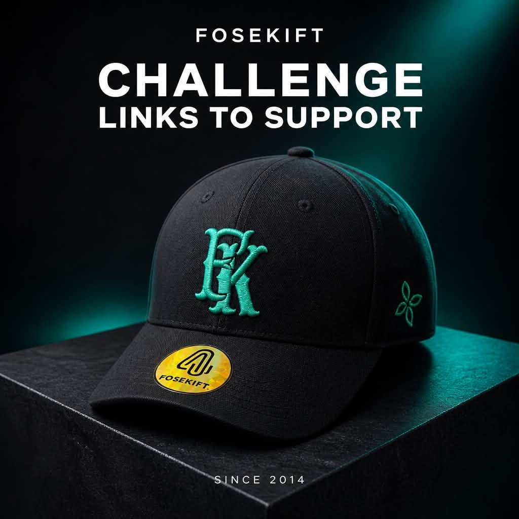 【FoseKift】No.16 BLACK × Turquoise Green FKロゴCAP｜数量限定