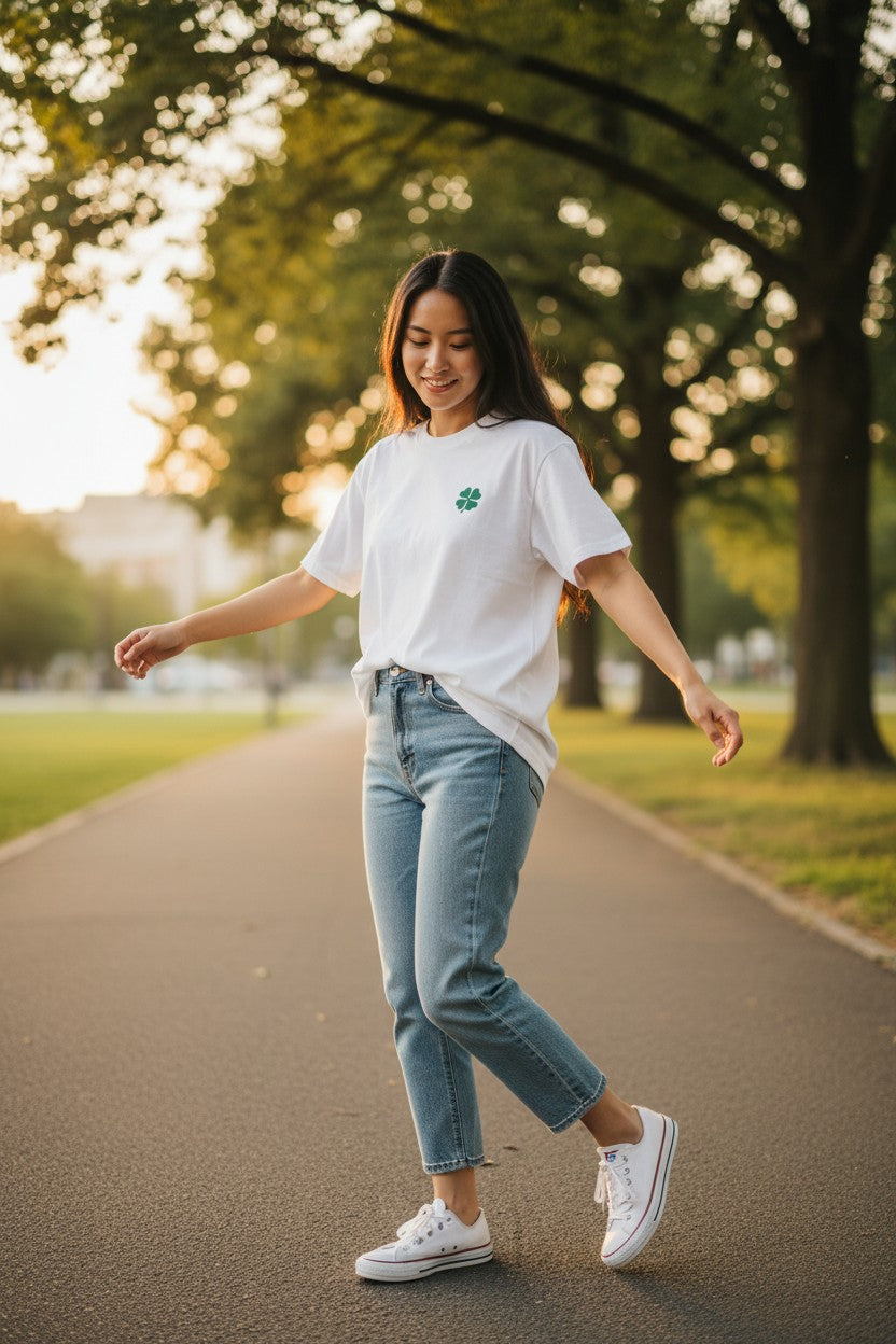 【FoseKift】四葉 BIG Tシャツ｜オーバーサイズ
