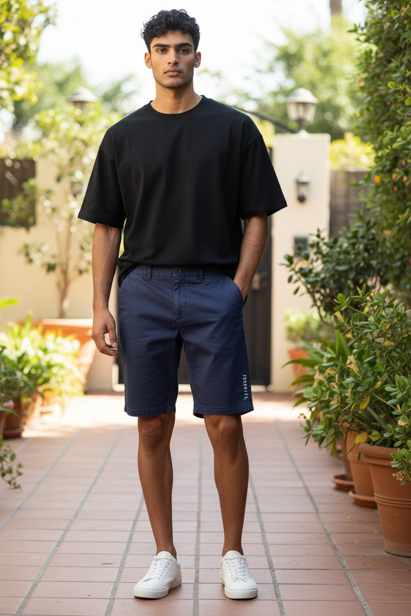 【ハーフパンツ】Black/Navy/Beige