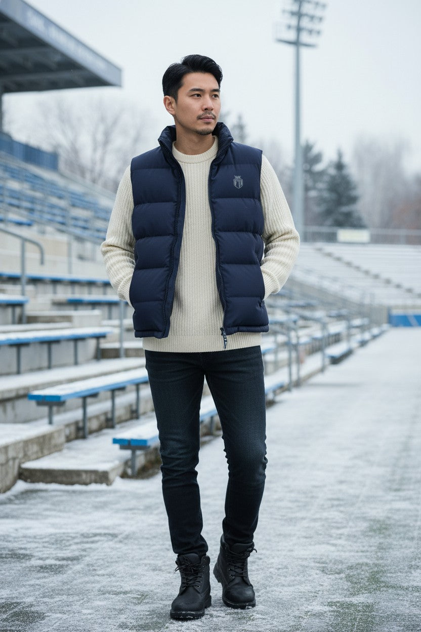 【ダウンベスト】Black/Navy