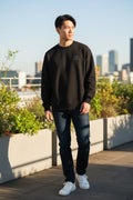 【裏起毛トレーナー】Black/Navy/White