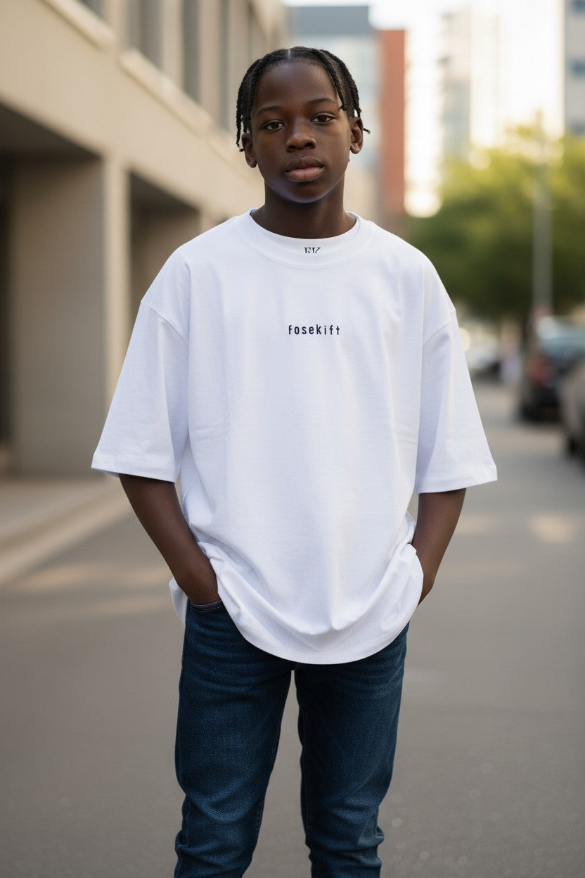 【FoseKift】BLACK ロゴ BIG Tシャツ｜オーバーサイズ