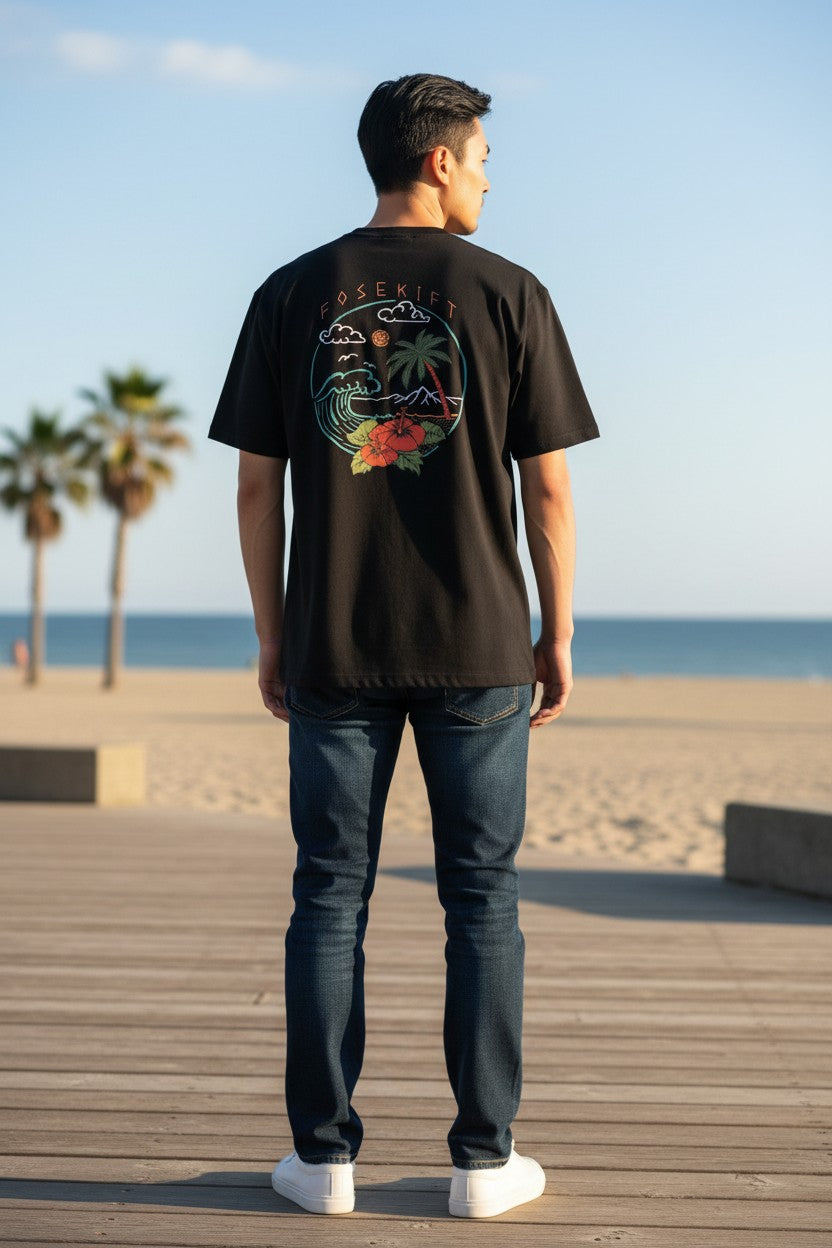 【FoseKift】Black Tシャツ｜半袖｜