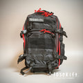 【FoseKift】リュック｜ブラック × レッド｜FKロゴ スポーツバックパック