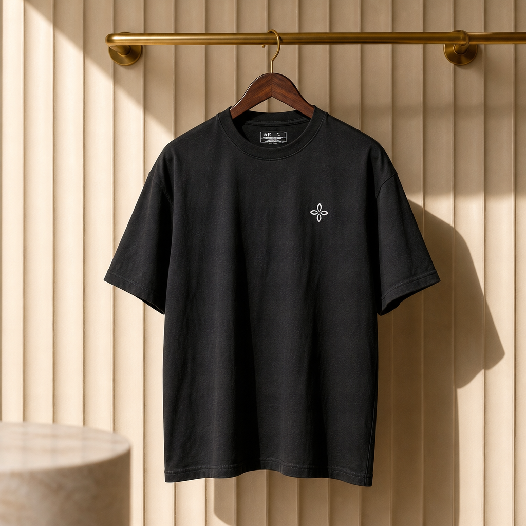 【FoseKift】BIG Tシャツ｜BLACK × WHITE｜オーバーサイズ
