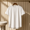 【FoseKift】無地 BIGシルエットTシャツ｜BLACK × WHITE
