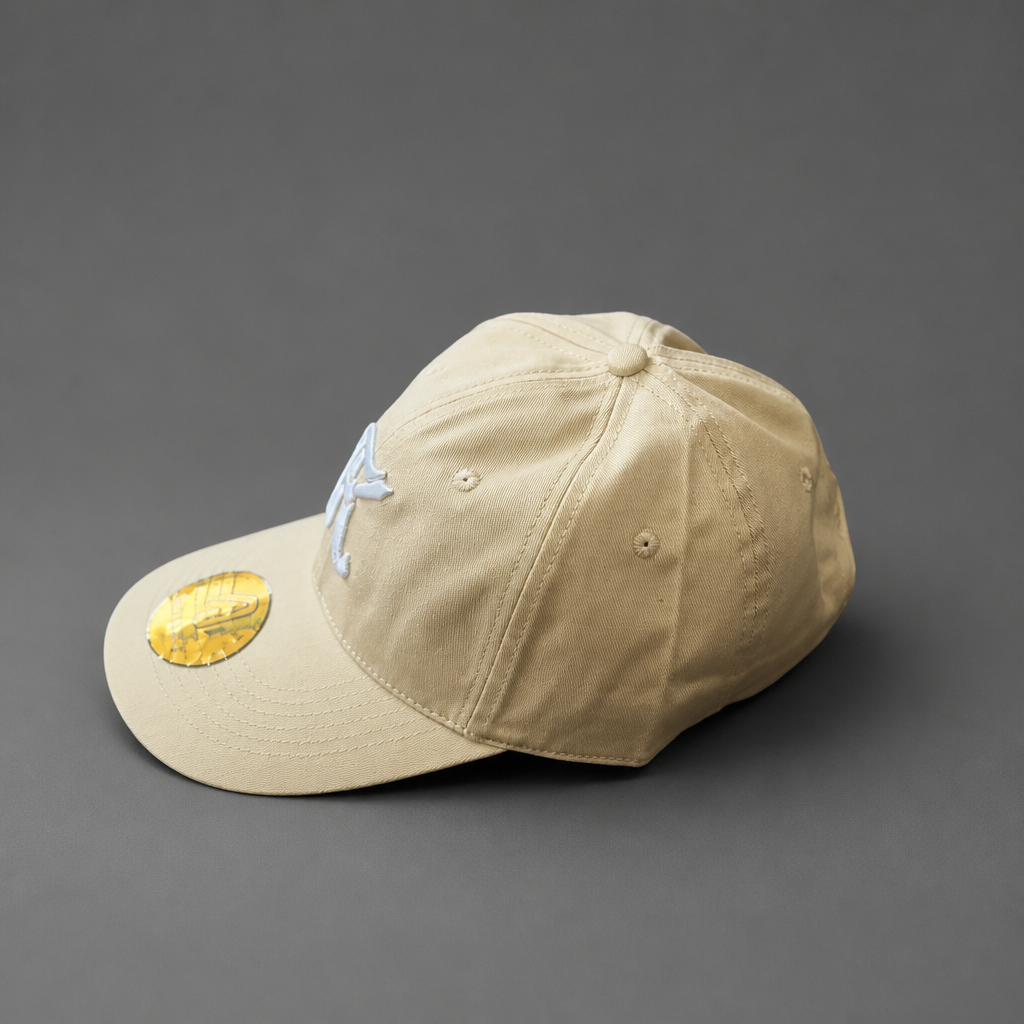 【FoseKift】CAP No.19｜FK刺繍キャップ｜ベージュ