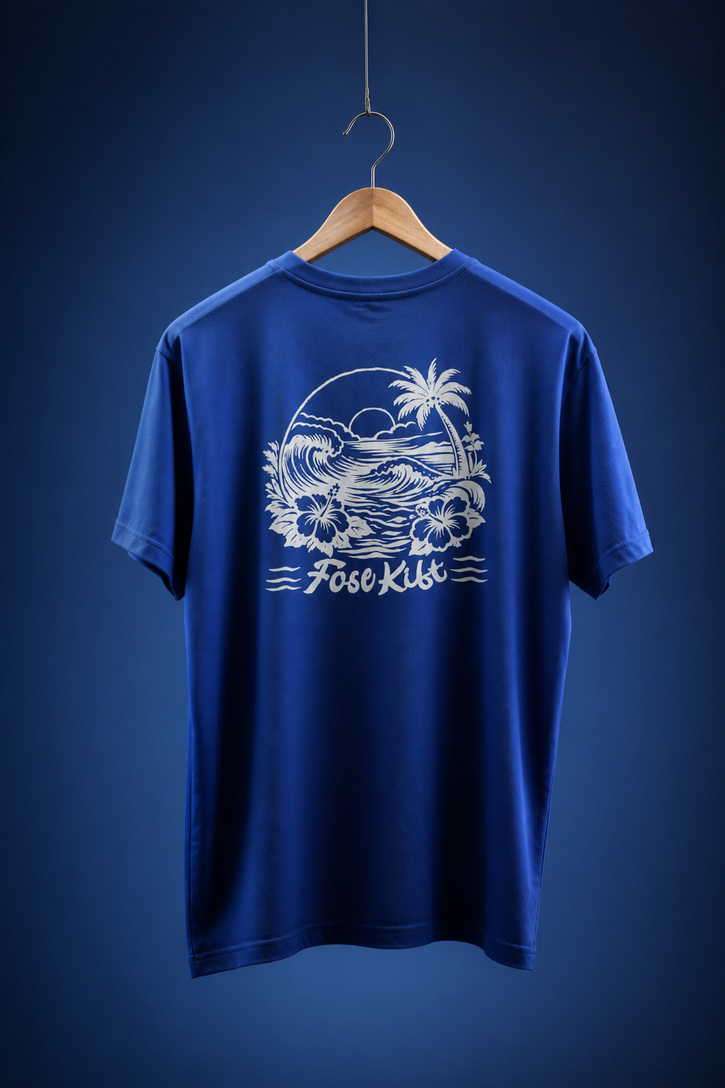 【FoseKift】SUMMER BIG Tシャツ BLUE｜オーバーサイズ