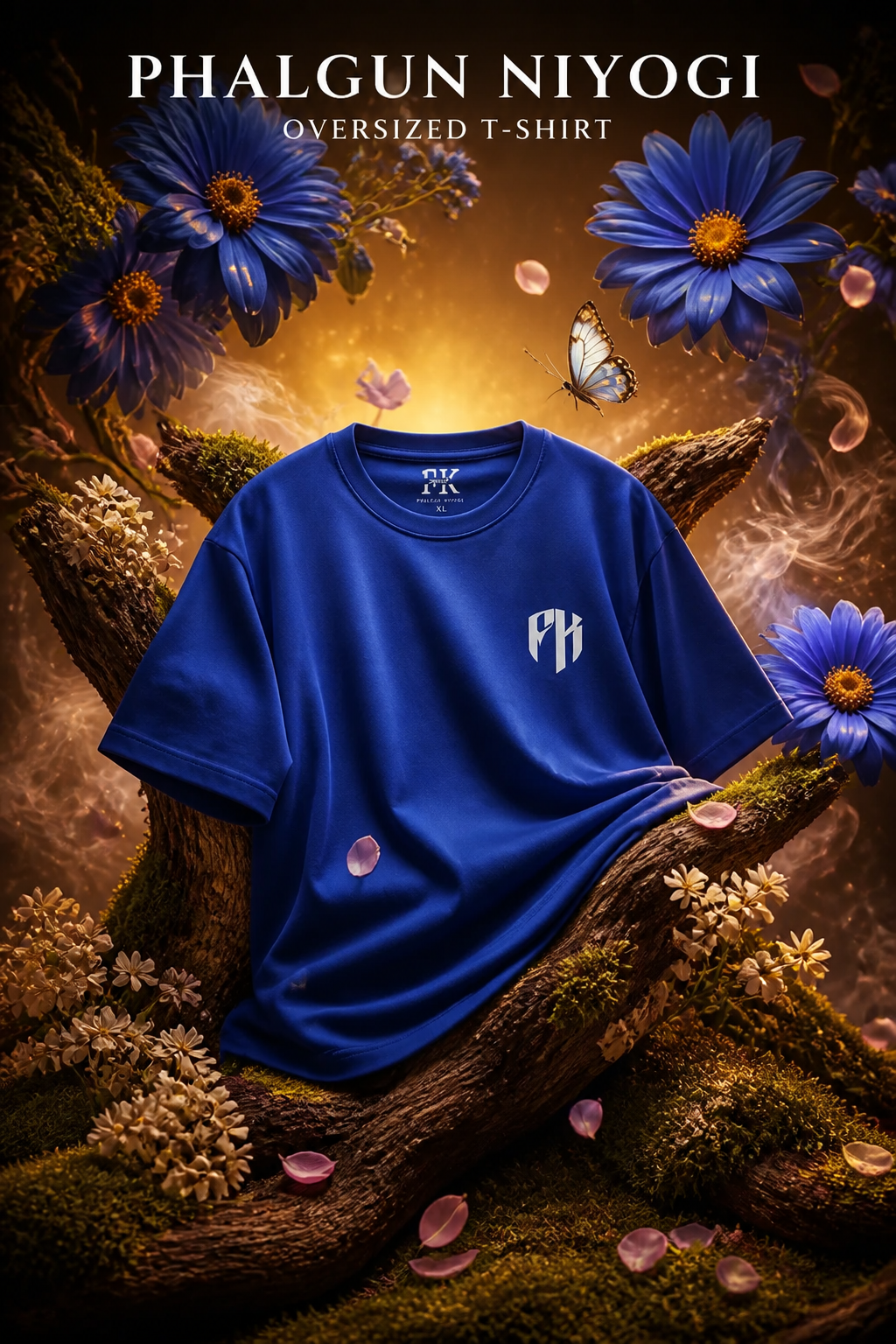 【FoseKift】SUMMER BIG Tシャツ BLUE｜オーバーサイズ