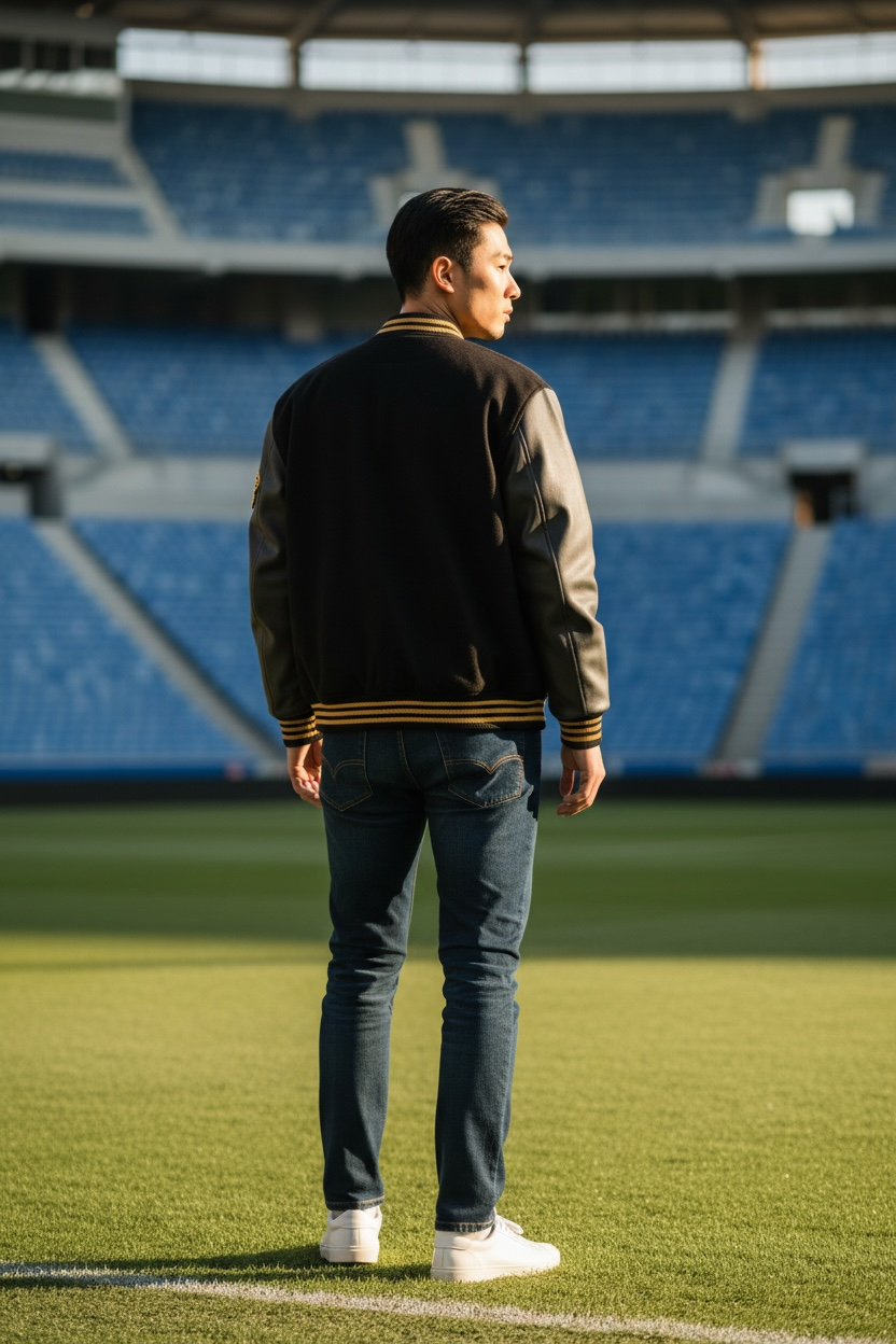 【FoseKift】限定 Fロゴ スタジアムジャンパー｜数量限定・在庫限り