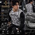 【FoseKift】昇華プリント ロンTシャツ｜Black / Navy｜スポーツ・トレーニング
