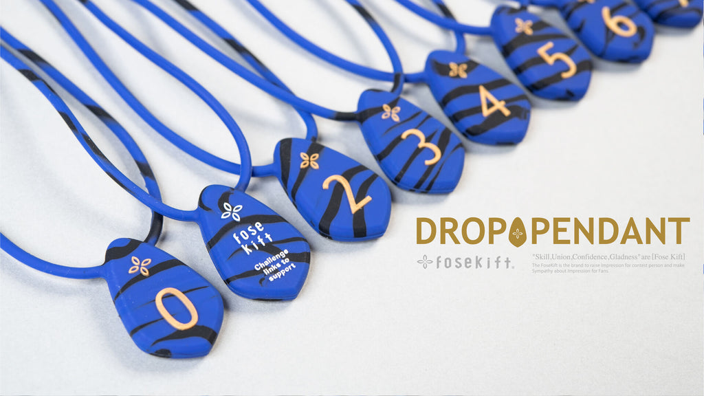 【FoseKift】ネックレス｜ひし形チャーム｜スポーツ＆カジュアル