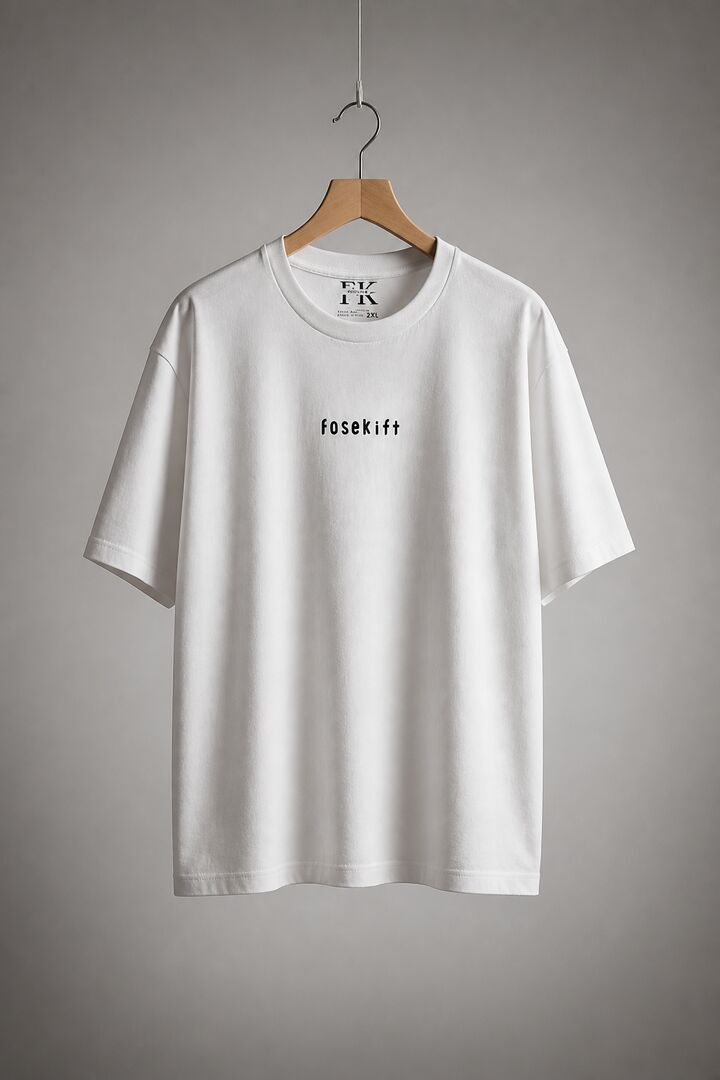 【FoseKift】BLACK ロゴ BIG Tシャツ｜オーバーサイズ