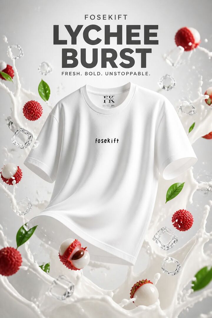 【FoseKift】BLACK ロゴ BIG Tシャツ｜オーバーサイズ