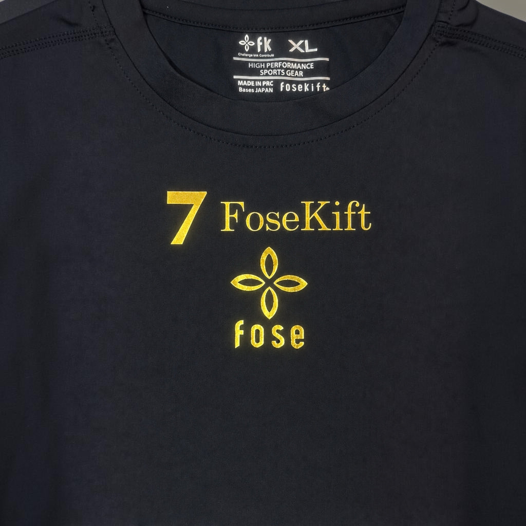 【FoseKift】野球用 丸首長袖アンダーシャツ｜吸汗速乾・快適フィット