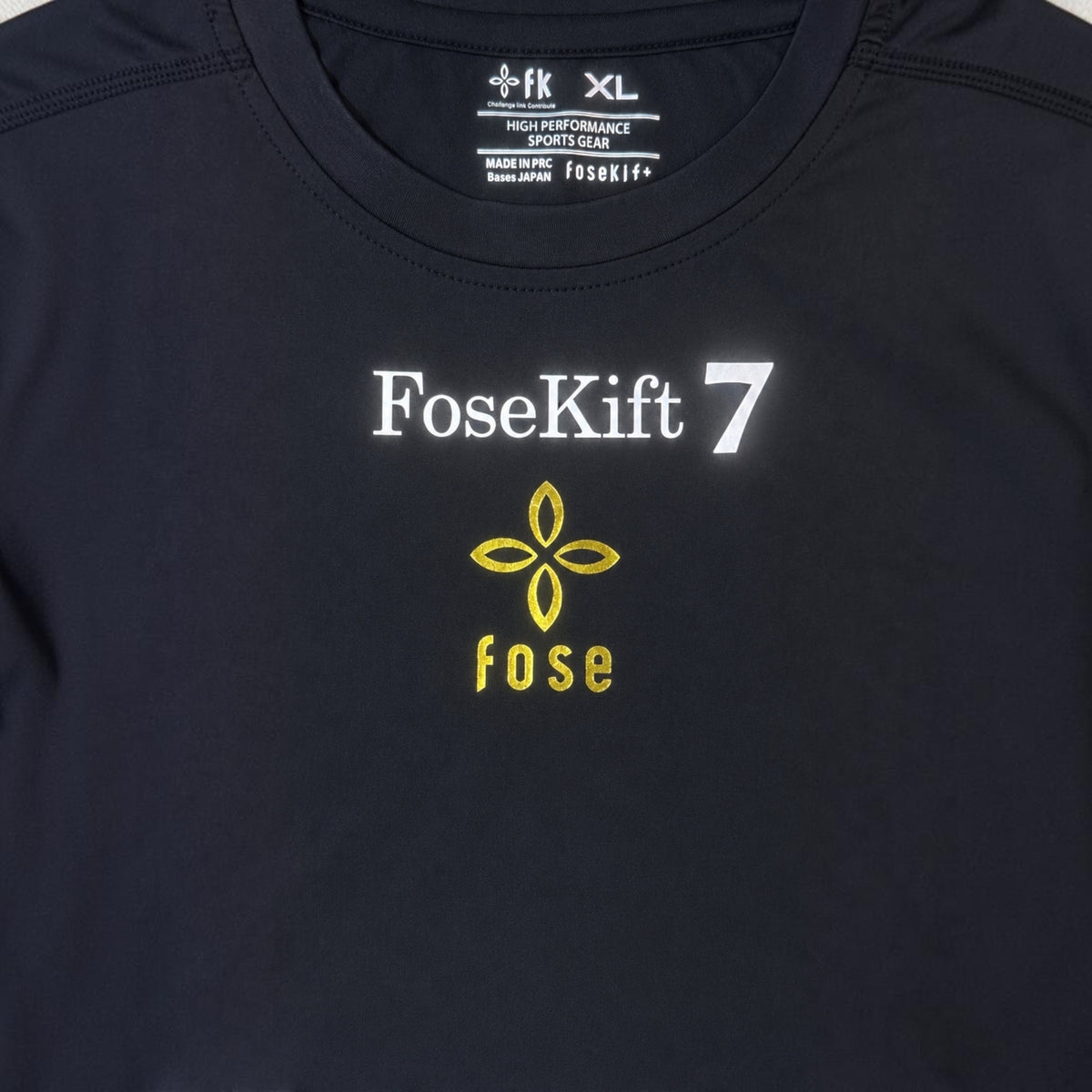 【FoseKift】野球用 丸首長袖アンダーシャツ｜吸汗速乾・快適フィット